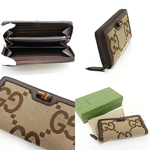 GUCCI Brown Bamboo Wallet - Picture 3 of 3